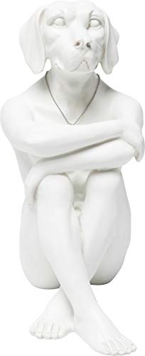 Kare Design Deko Figur Dog Marc, Weiß, Accessoires, Deko Objekt, Hundemotiv, 33x26x17 cm (H/B/T) im Sale